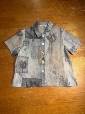 90s Vintage Jessica Howard Flower Print Button Down